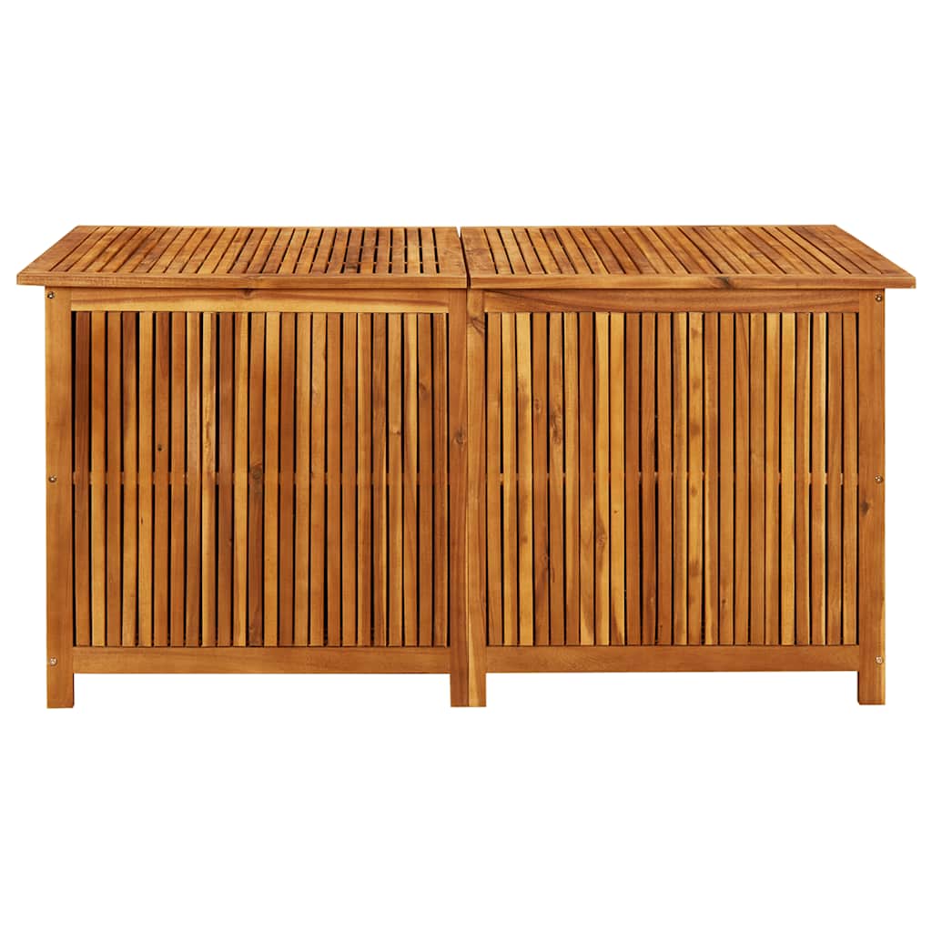 Storage Box Solid Acacia wood, Polyethylene 59.1 x 31.5 x 29.5 in