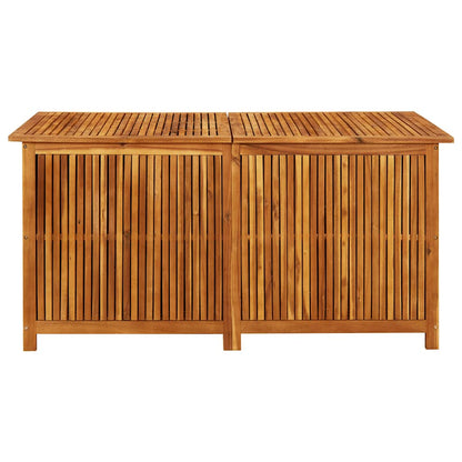 Storage Box Solid Acacia wood, Polyethylene 59.1 x 31.5 x 29.5 in