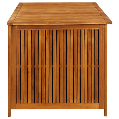 Storage Box Solid Acacia wood, Polyethylene 59.1 x 31.5 x 29.5 in