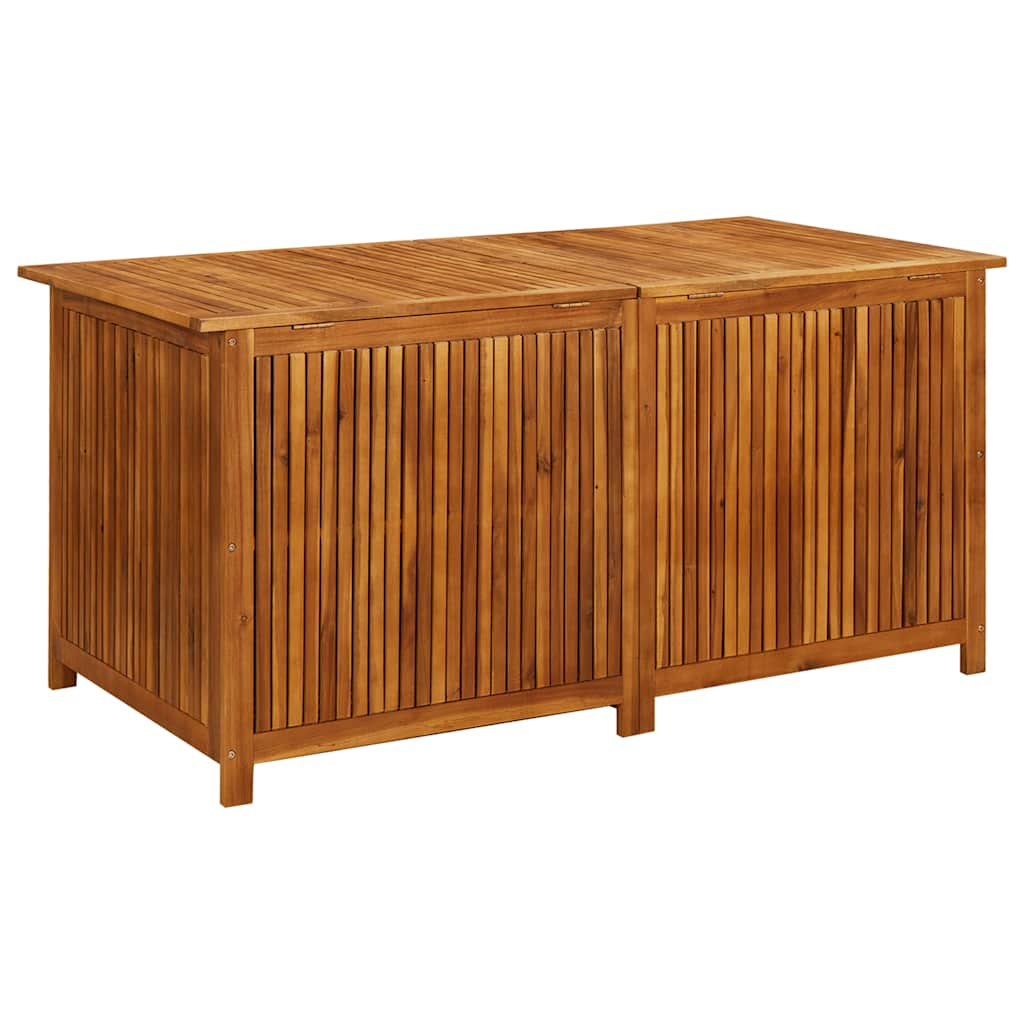 Storage Box Solid Acacia wood, Polyethylene 59.1 x 31.5 x 29.5 in