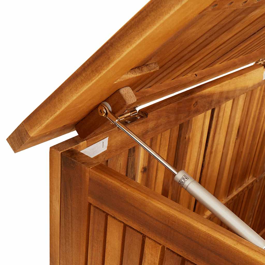 Storage Box Solid Acacia wood, Polyethylene 59.1 x 31.5 x 29.5 in