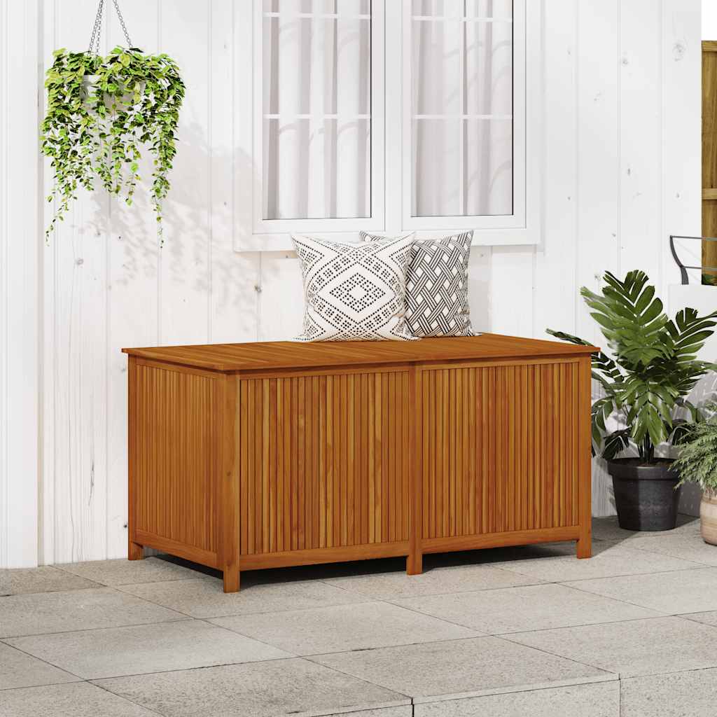 Storage Box Solid Acacia wood, Polyethylene 59.1 x 31.5 x 29.5 in
