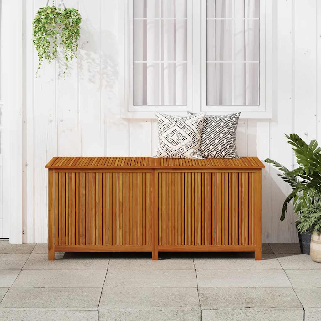 Storage Box Natural Wood Solid Acacia wood 68.9 x 31.5 x 29.5 in
