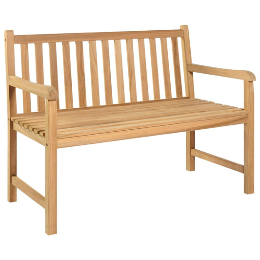 Garden Bench Natural Teak Solid Teak Wood Medium Durable