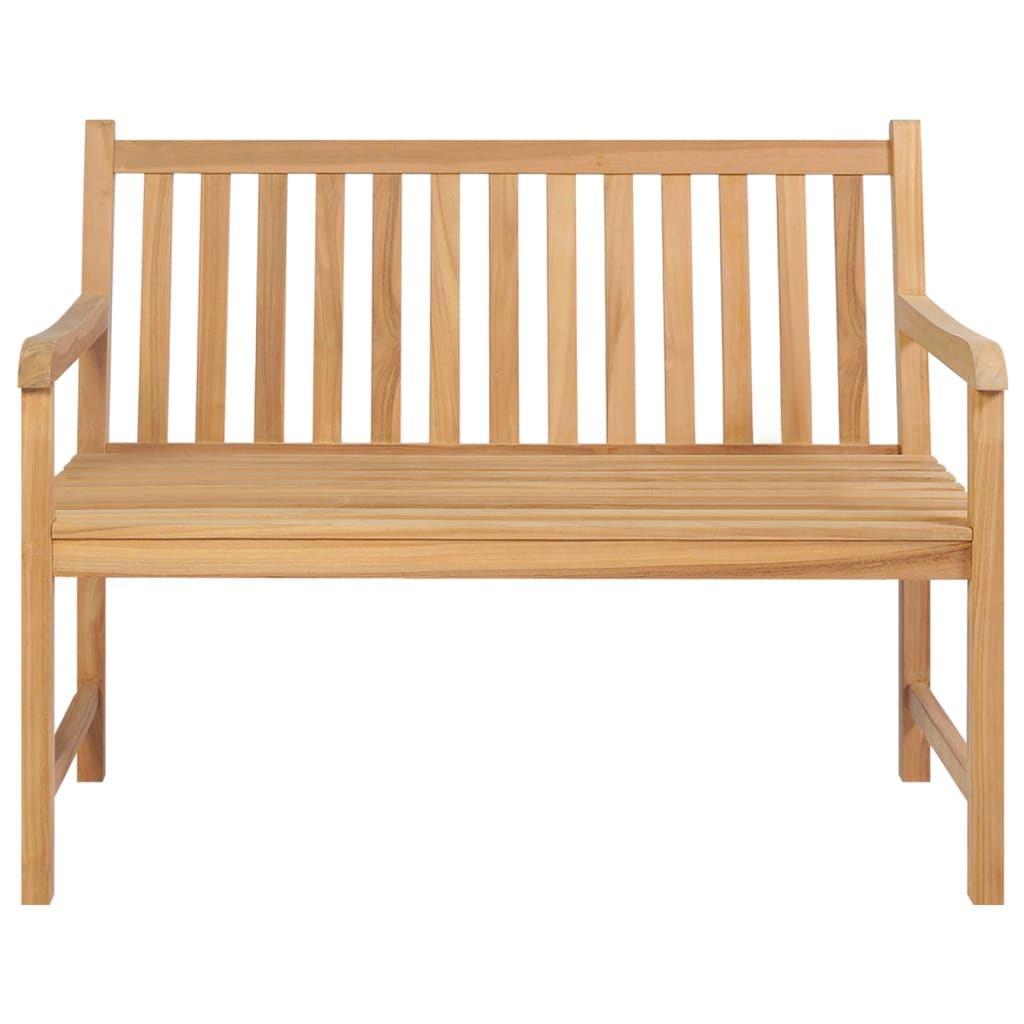 Garden Bench Natural Teak Solid Teak Wood Medium Durable