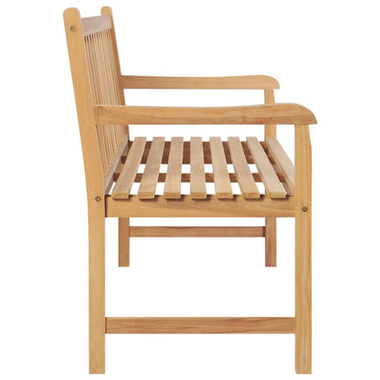 Garden Bench Natural Teak Solid Teak Wood Medium Durable