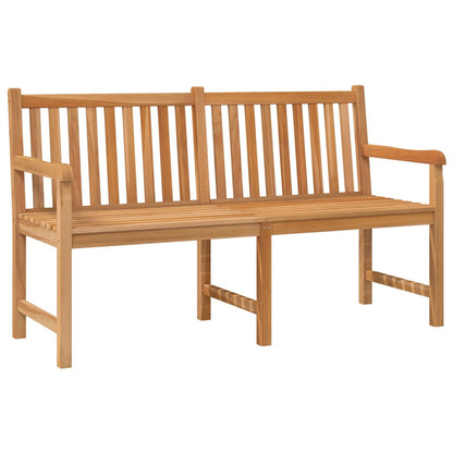 Garden Bench Teak Solid Teak Wood 59.1 in Sturdy Garden Bench