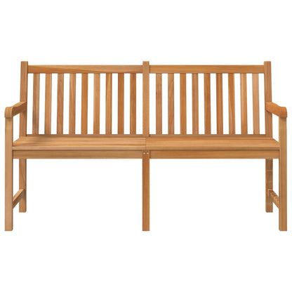 Garden Bench Teak Solid Teak Wood 59.1 in Sturdy Garden Bench
