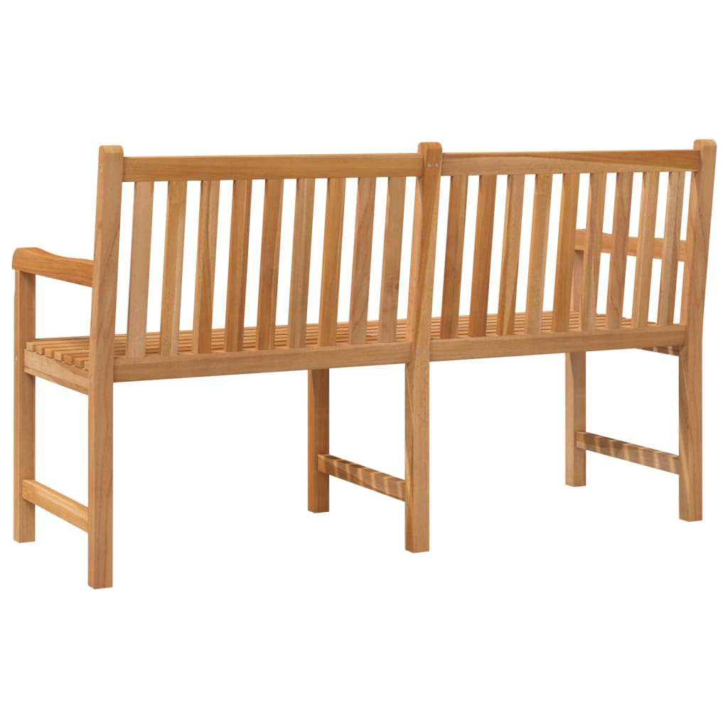 Garden Bench Teak Solid Teak Wood 59.1 in Sturdy Garden Bench