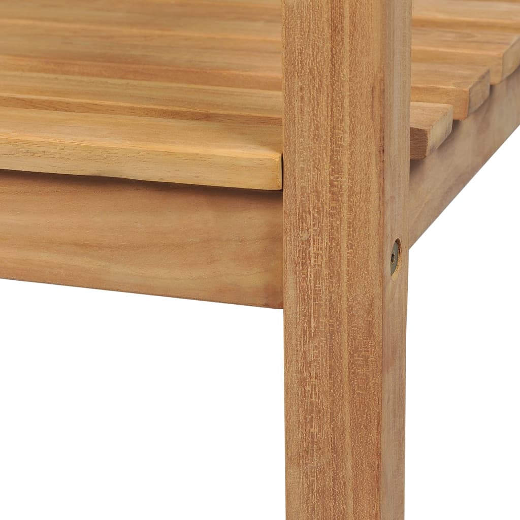 Garden Bench Warm Teak Wood Fine Sanded Teak Hardwood Large