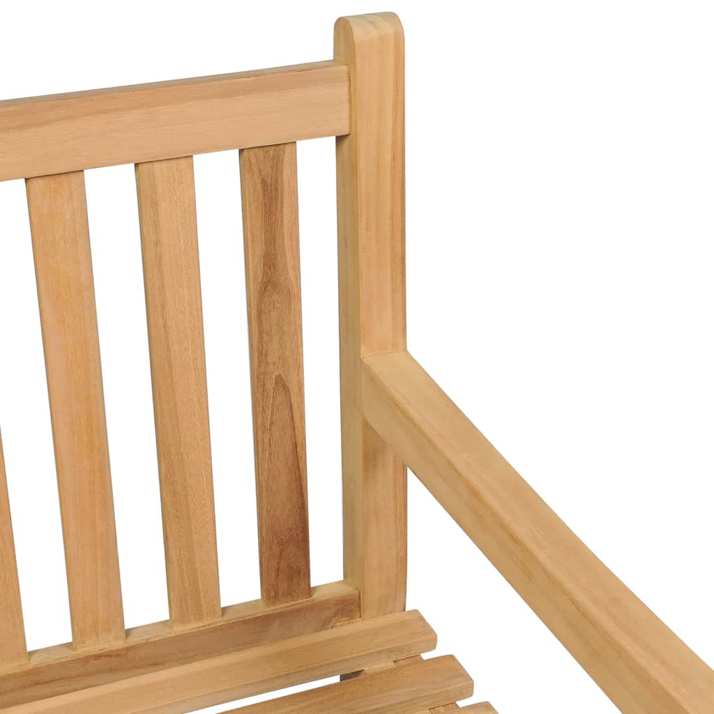 Garden Bench Warm Teak Wood Fine Sanded Teak Hardwood Large