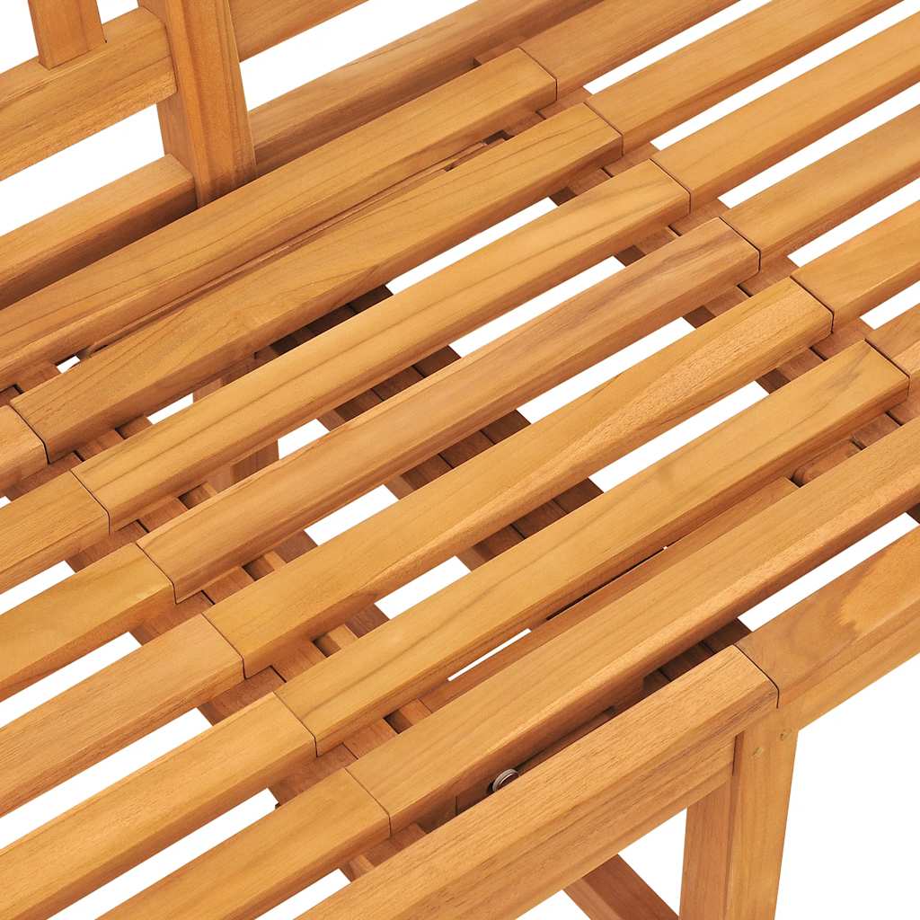 Bench Teak Solid Teak Wood 3-seater