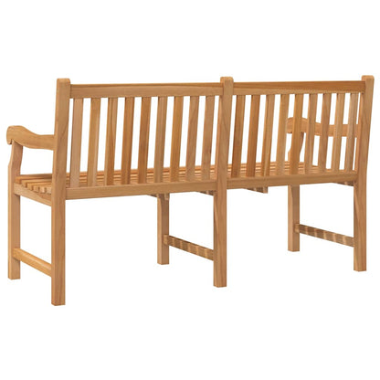 Garden Bench Light Brown Solid Teak Wood Extra Heavy Durable