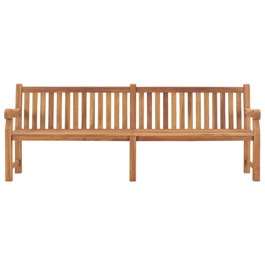 Garden Bench Teak Solid Teak Wood Extra Large Rectangular