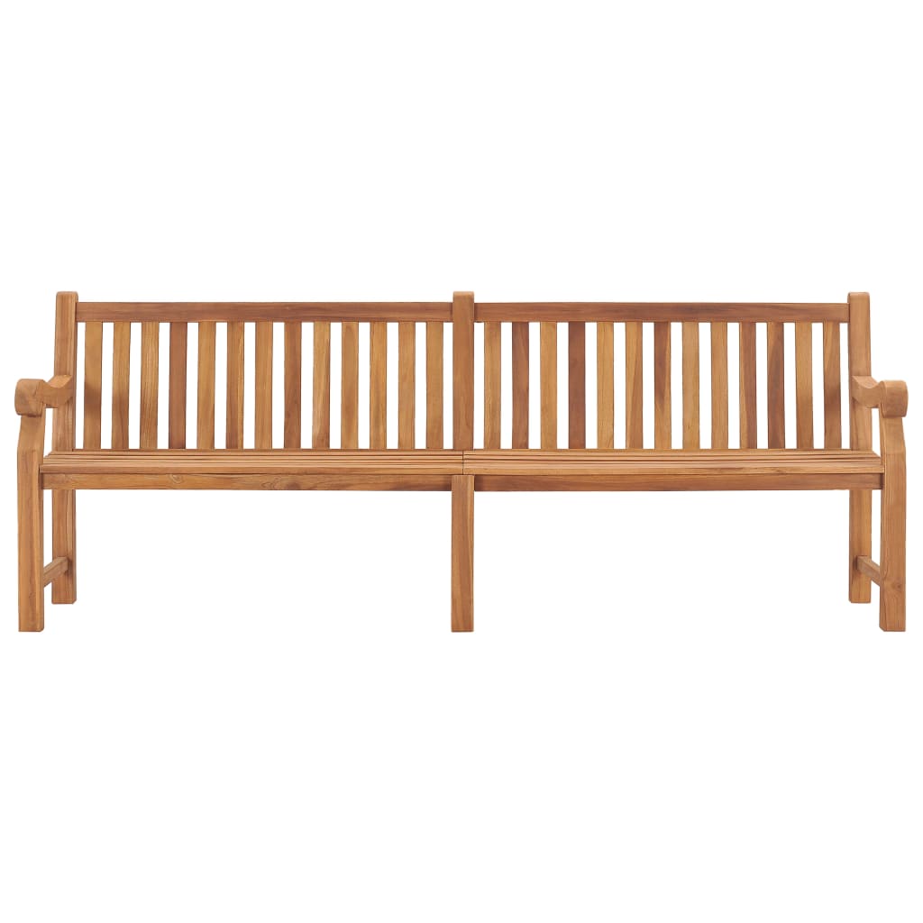 Garden Bench Teak Solid Teak Wood Extra Large Rectangular