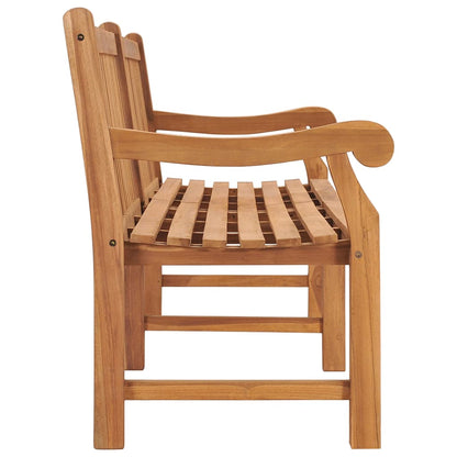 Garden Bench Teak Solid Teak Wood Extra Large Rectangular