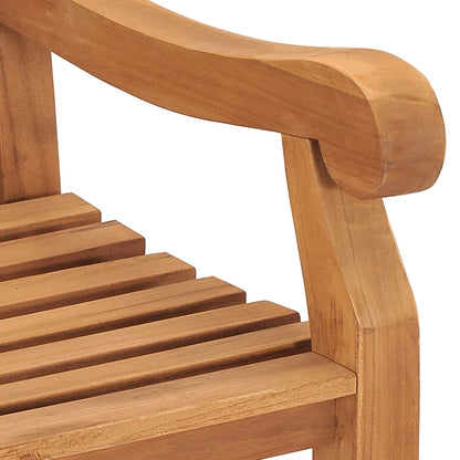 Garden Bench Teak Solid Teak Wood Extra Large Rectangular