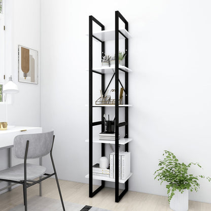 Book Cabinet White Engineered wood, metal Standard Book Cabinet