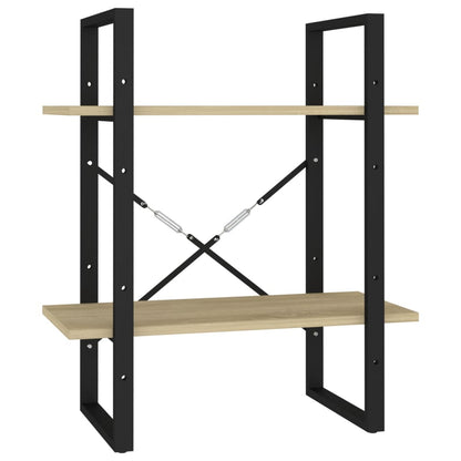 5-Tier Book Cabinet Sonoma Oak 23.6"x11.8"x68.9" Engineered Wood