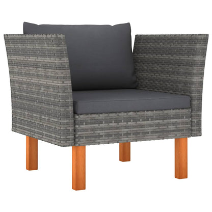 Garden Lounge Set Grey, Anthracite