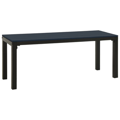 Garden Bench Black Steel Garden Bench Rectangular Vintage