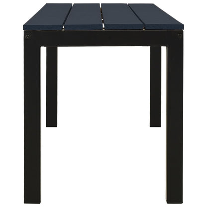 Garden Bench Black Steel Garden Bench Rectangular Vintage