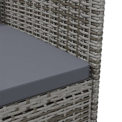 Garden Chair Set of 2 Grey