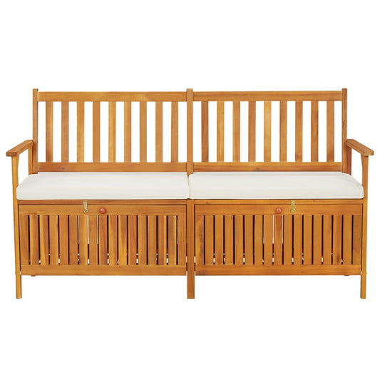 Bench Brown Solid Acacia wood, 100% polyester Medium