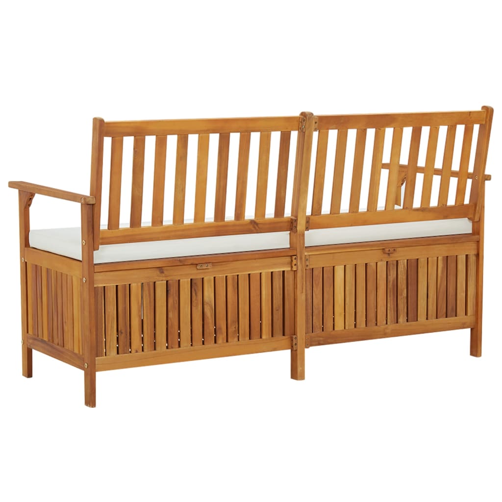 Bench Brown Solid Acacia wood, 100% polyester Medium
