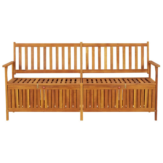 Bench Natural brown Solid acacia wood, 100% polyester Large