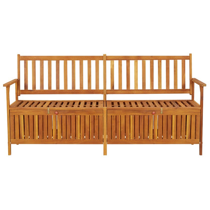 Bench Natural brown Solid acacia wood, 100% polyester Large