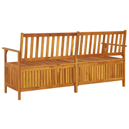 Bench Natural brown Solid acacia wood, 100% polyester Large