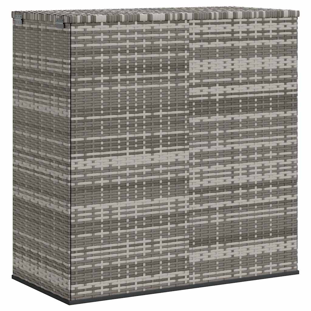 Cushion Box Grey PE rattan 39.4x19.3x40.7 in Cushion Box