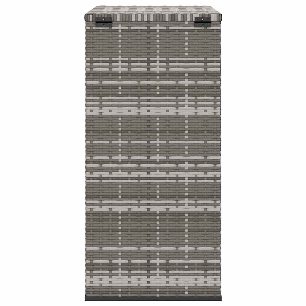 Cushion Box Grey PE rattan 39.4x19.3x40.7 in Cushion Box