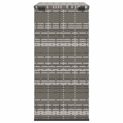 Cushion Box Grey PE rattan 39.4x19.3x40.7 in Cushion Box