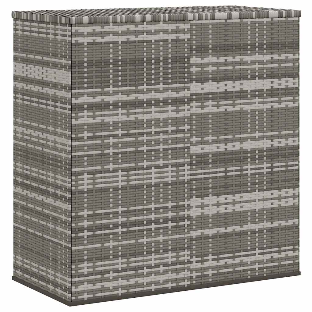 Cushion Box Grey PE rattan 39.4x19.3x40.7 in Cushion Box
