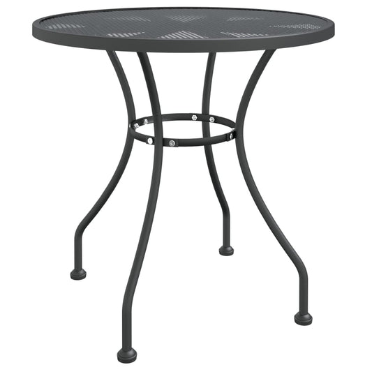 Garden Table Anthracite Expanded Metal Mesh Medium Durable