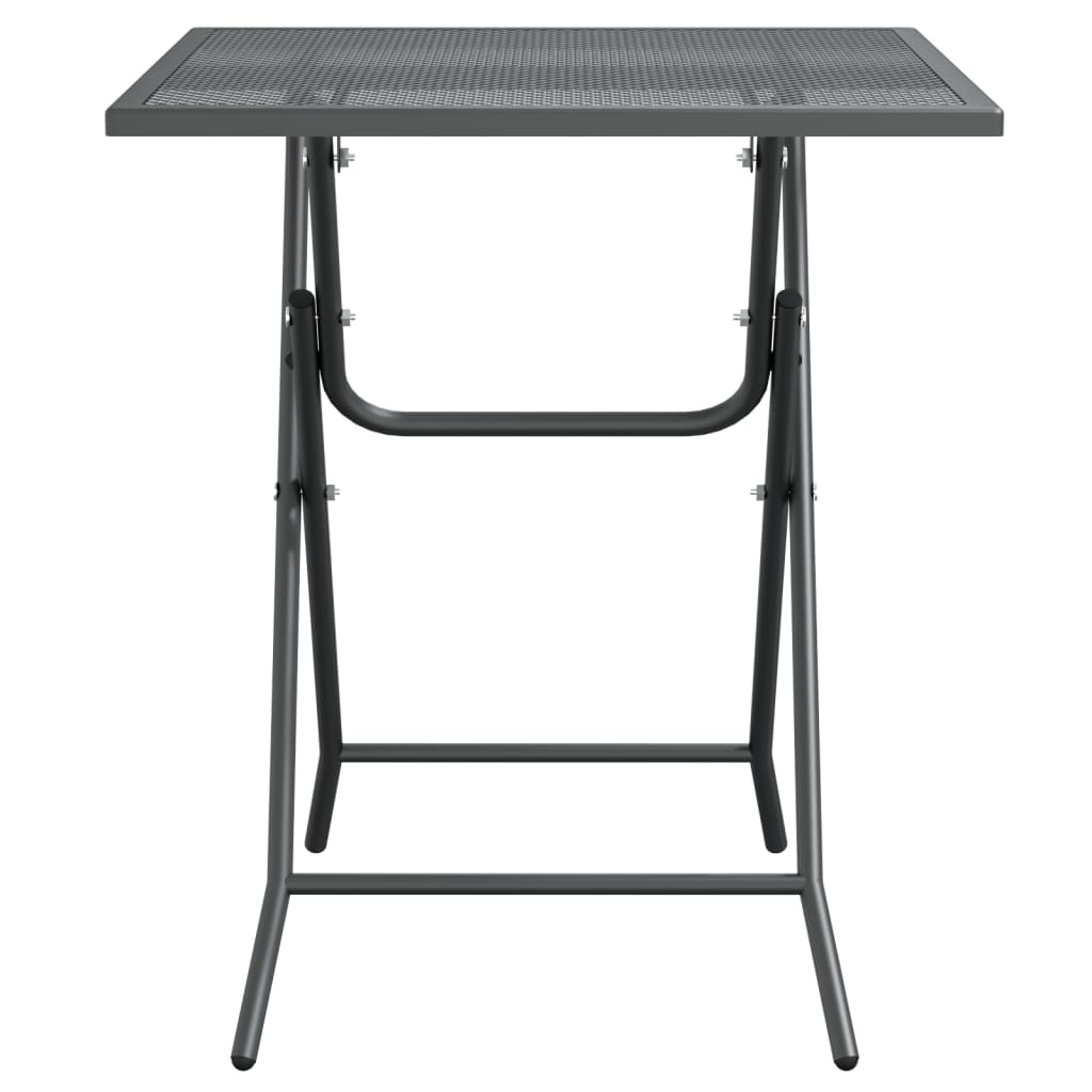 Garden Table Anthracite Expanded metal mesh Small