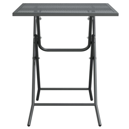 Garden Table Anthracite Expanded metal mesh Small
