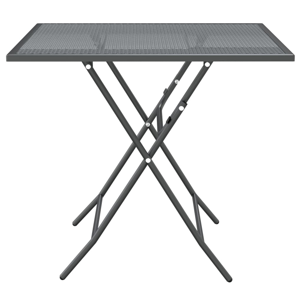 Garden Table Anthracite Expanded metal mesh Large Durable