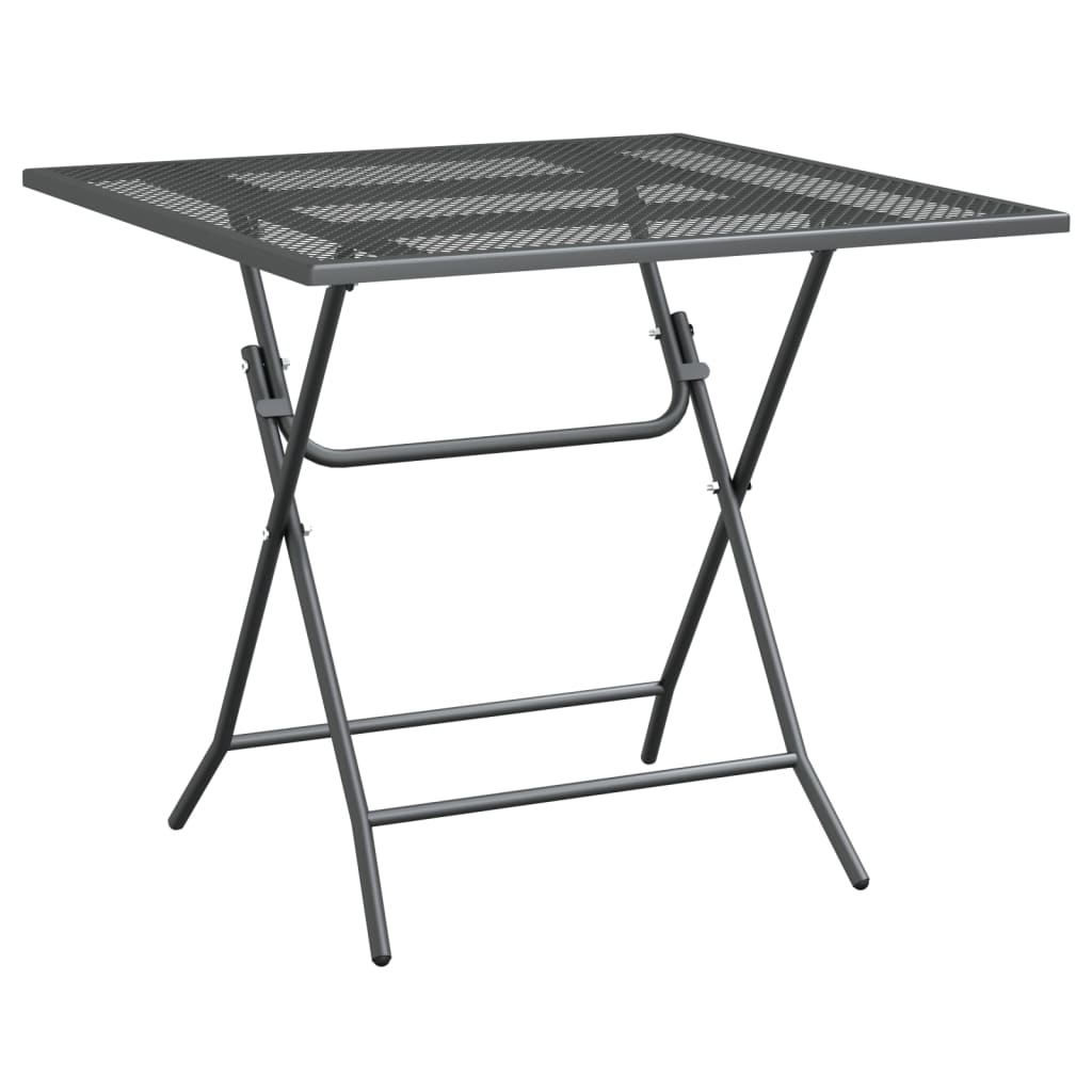 Garden Table Anthracite Expanded metal mesh Large Durable