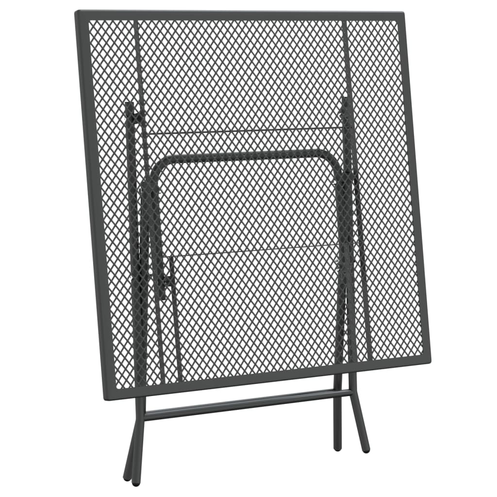 Garden Table Anthracite Expanded metal mesh Large Durable