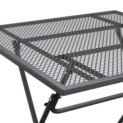 Garden Table Anthracite Expanded metal mesh Large Durable
