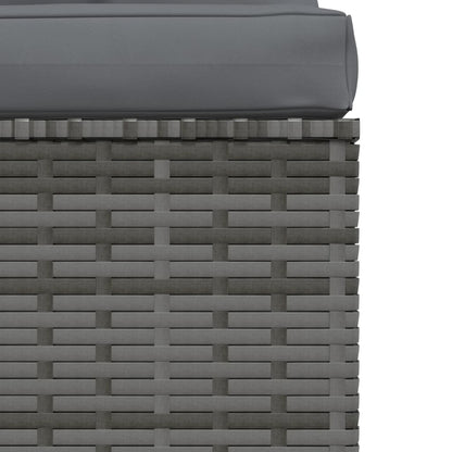 Garden Lounge Set Grey PE rattan Medium Modular