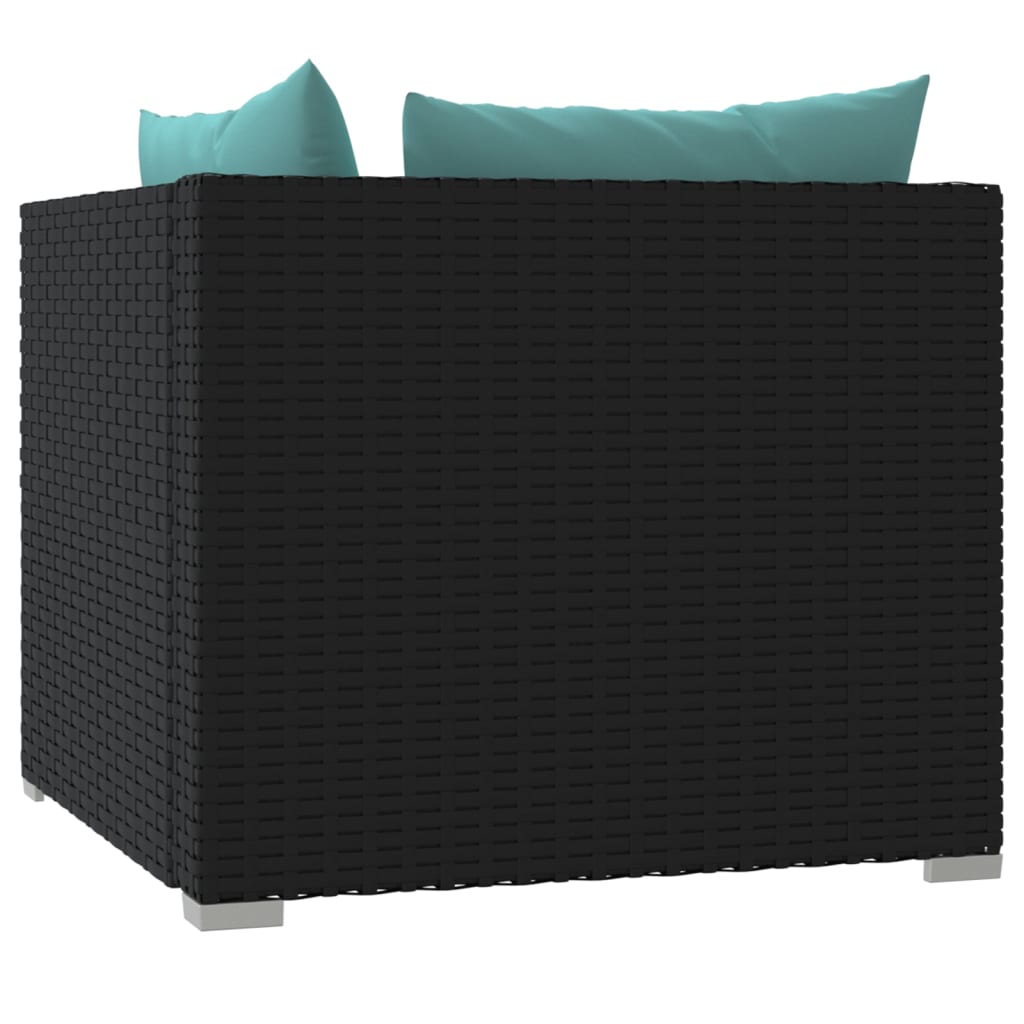 2-seater Sofa Black