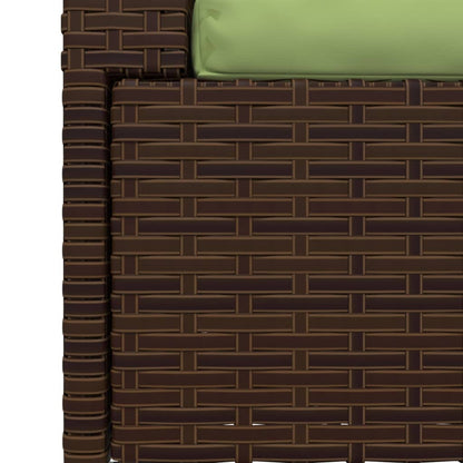 2-seater Sofa Brown and Green