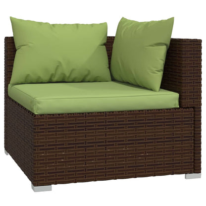 3-seater Sofa Brown, Green