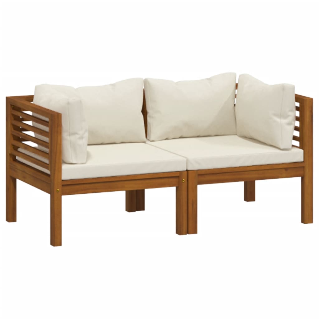 Garden Lounge Set Cream, Brown