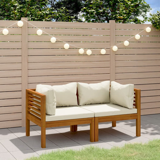 Garden Lounge Set Cream, Brown