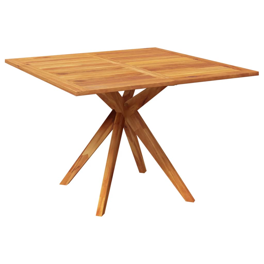 Garden Dining Set Natural wood Solid Acacia wood Medium